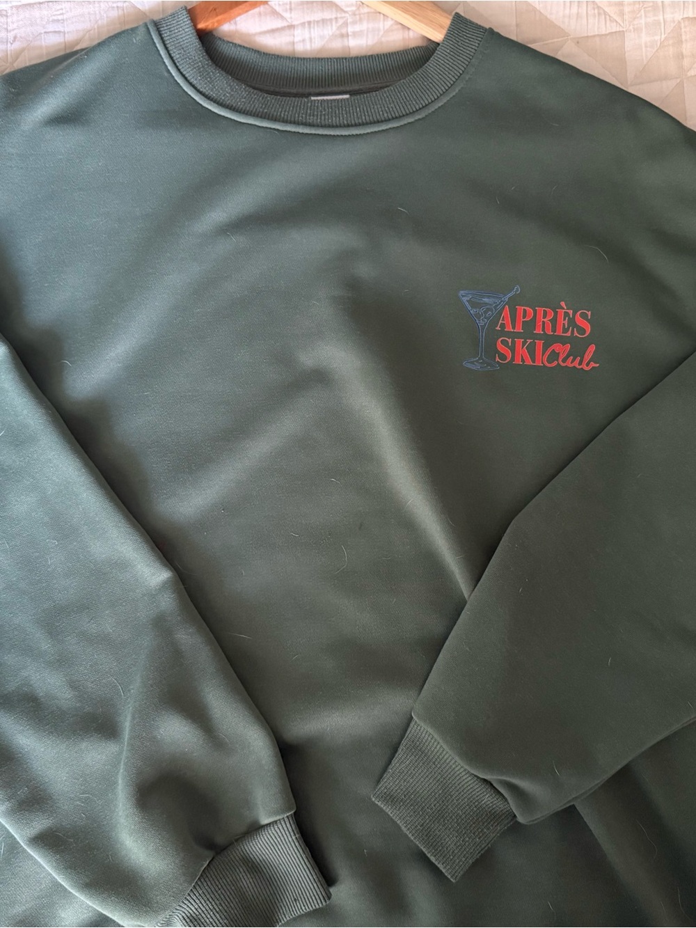 Après Ski Club Forest Green Crewneck Sweatshirt